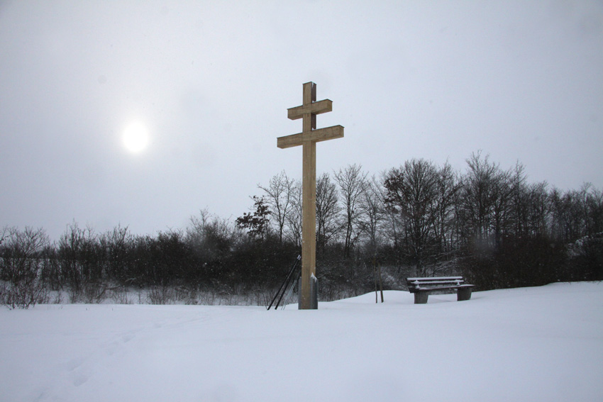 Mit den Langlaufskien zum Patriarchenkreuz