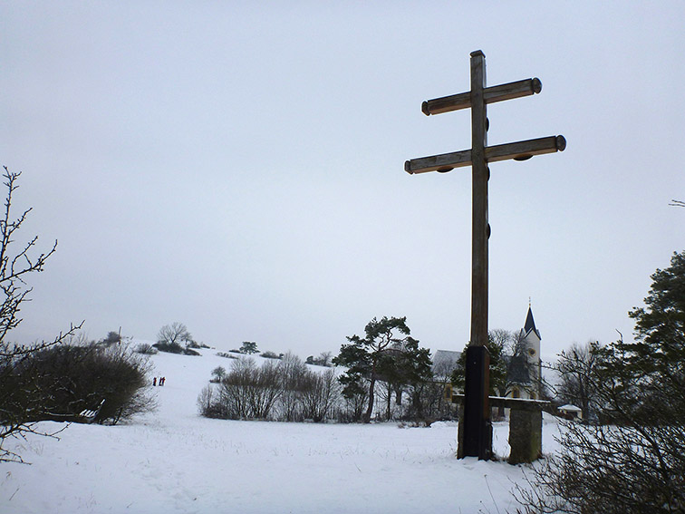 Wetterkreuz/Patriarchnkreuz auf der Südseite